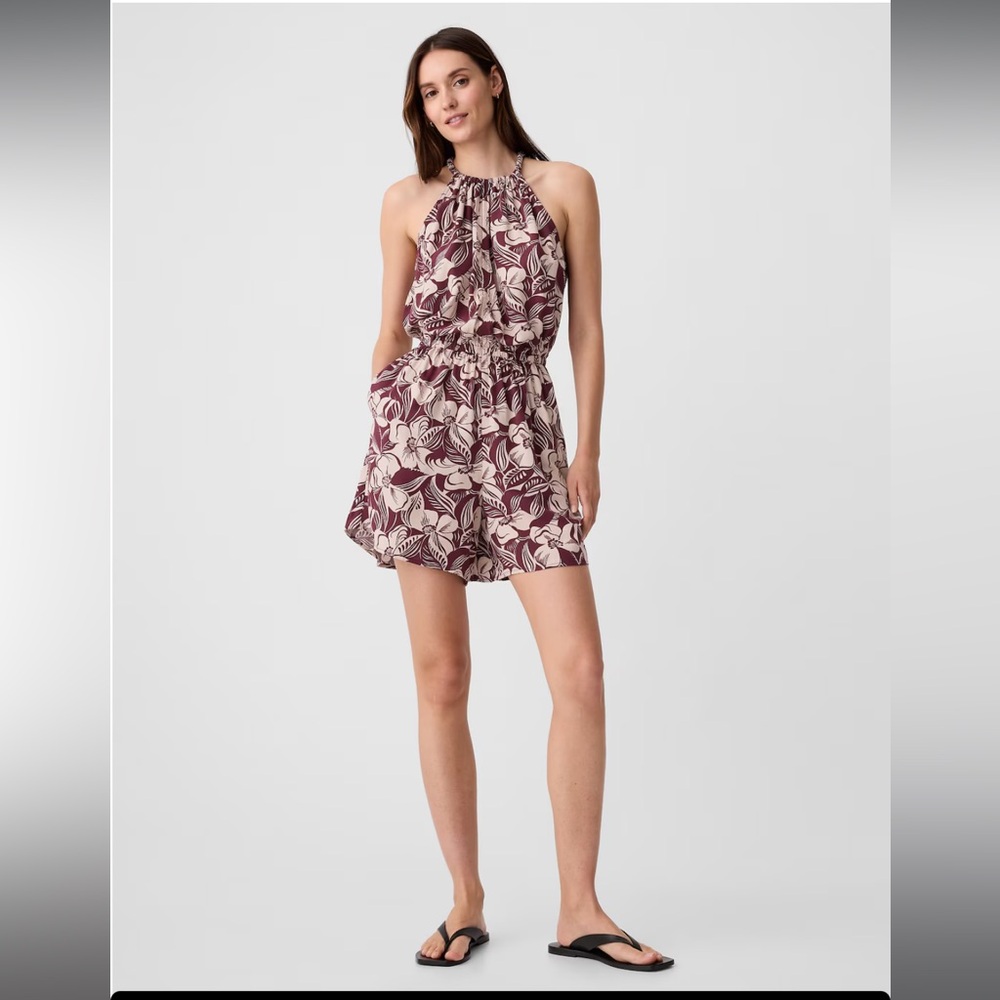 GAP Print Halter Romper